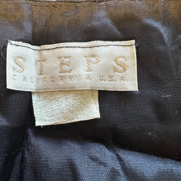 Steps Black with Patterned Vest - Picture 3 of 4